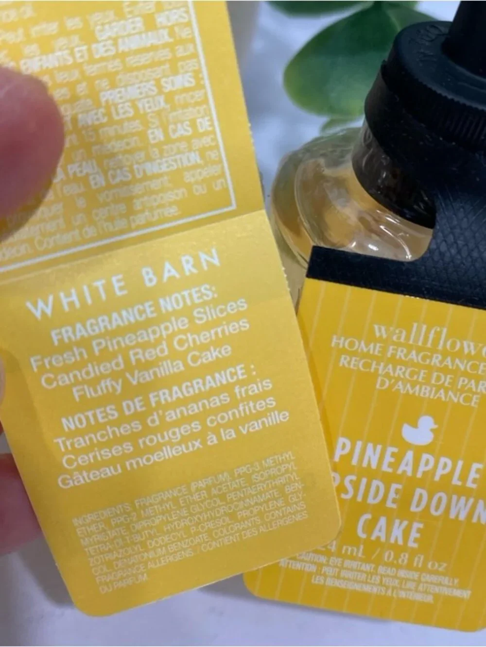“Pineapple Upside Down Cake” Bath & Body Works 3 New Wallflowers